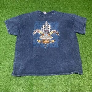 Retro New Orleans Jazz & Heritage Festival 2015 Fleur-de-lis Graphic Size 2XL